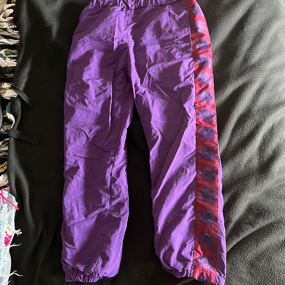 purple ski pants from zumiez